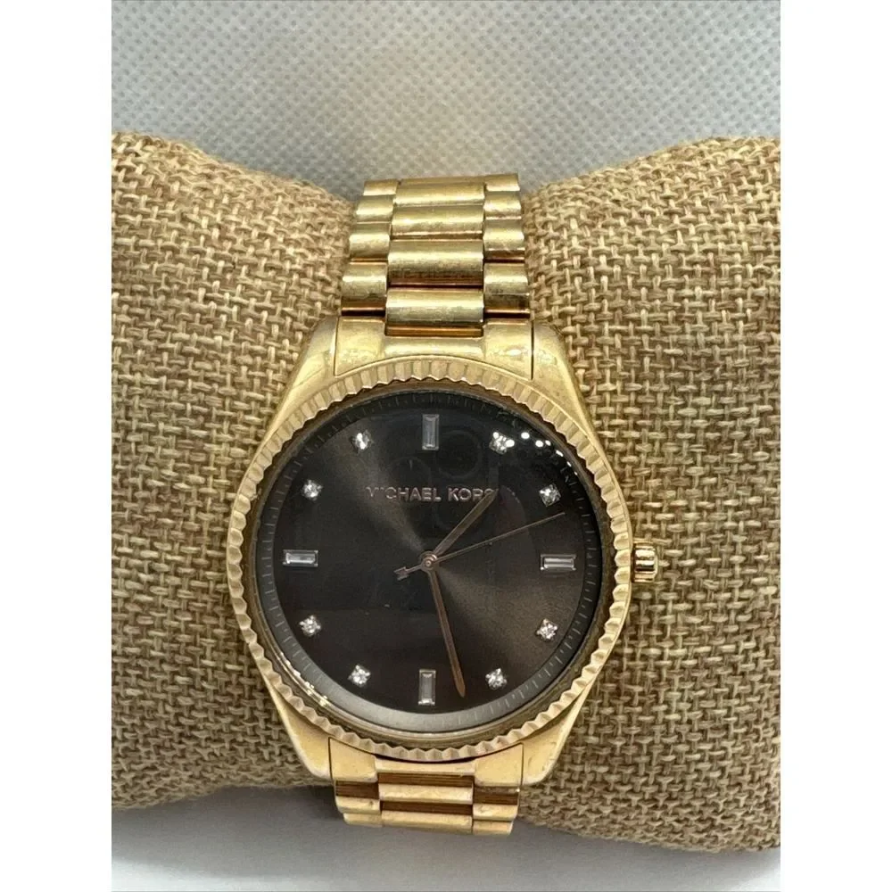 Michael Kors MK3227 Women's Rose Gold Stainless Steel Analog Dial Watch JNA745